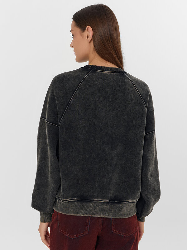 MARK FORMELLE Свитшот 575083 122778/1 ACID WASH черный