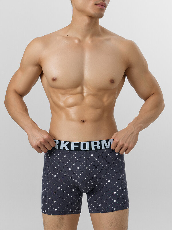 MARK FORMELLE Трусы 575105 411235 нб узор сетка на т.сером