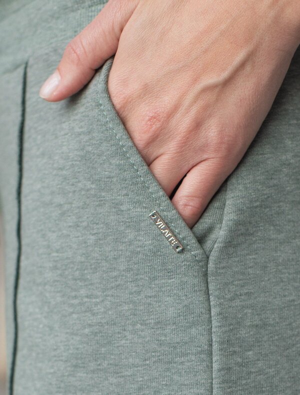 VILATTE Брюки 575108 D44.157 оливковый меланж