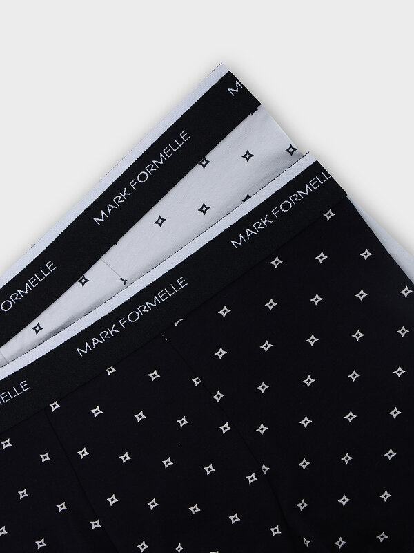 MARK FORMELLE Трусы 575111 411228-2 квадраты на св.сером +квадраты на черном