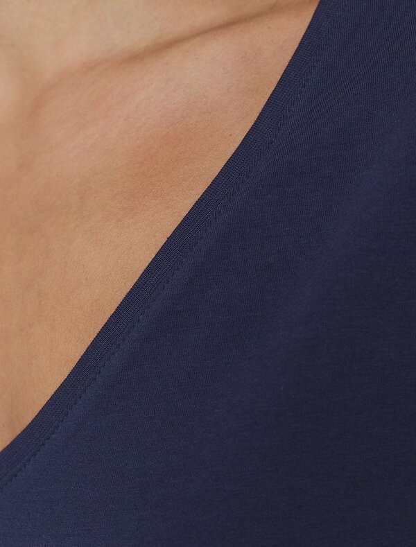 VILATTE Футболка 575112 D49.100 темно-синий