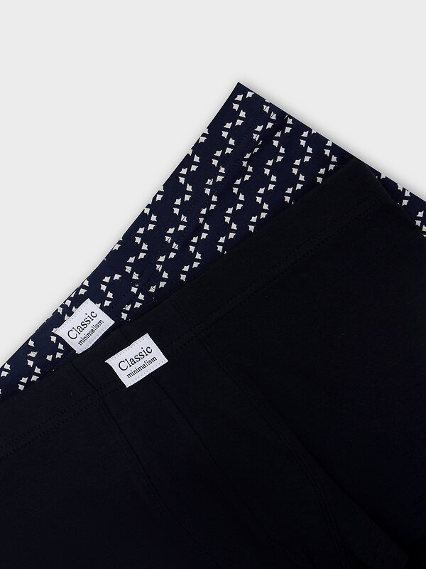 MARK FORMELLE Трусы 575113 411229-2 диагональн. узор на гл.синем +черный