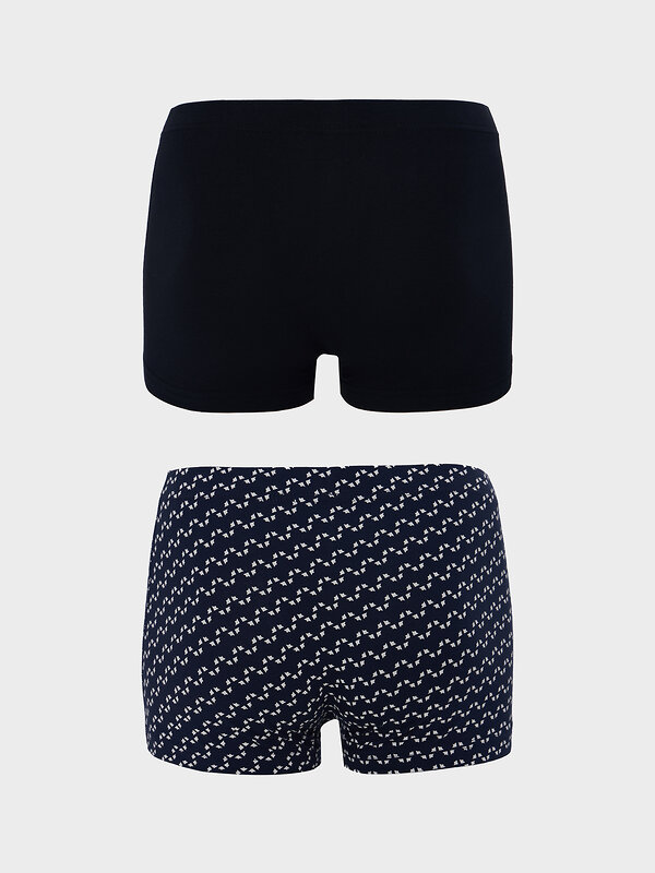 MARK FORMELLE Трусы 575113 411229-2 диагональн. узор на гл.синем +черный