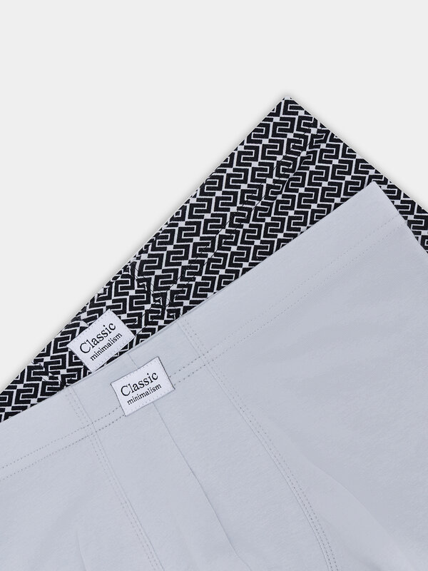 MARK FORMELLE Трусы 575115 411229-2 квадратный узор на черном +св.серый