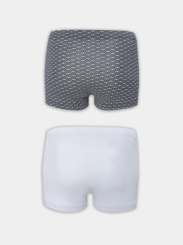 MARK FORMELLE Трусы 575115 411229-2 квадратный узор на черном +св.серый