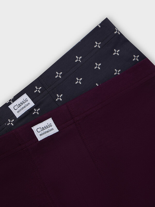 MARK FORMELLE Трусы 575117 411229-2 треугольники на т.сером +т.пурпурный