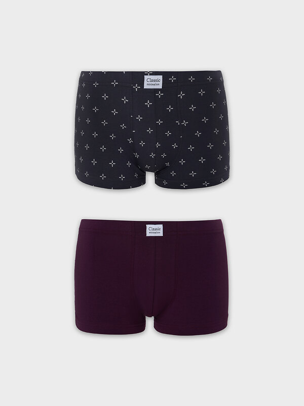 MARK FORMELLE Трусы 575117 411229-2 треугольники на т.сером +т.пурпурный