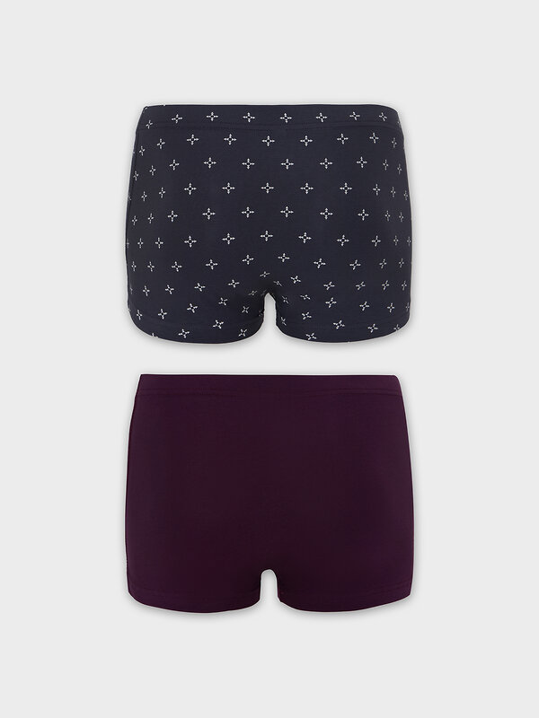 MARK FORMELLE Трусы 575117 411229-2 треугольники на т.сером +т.пурпурный