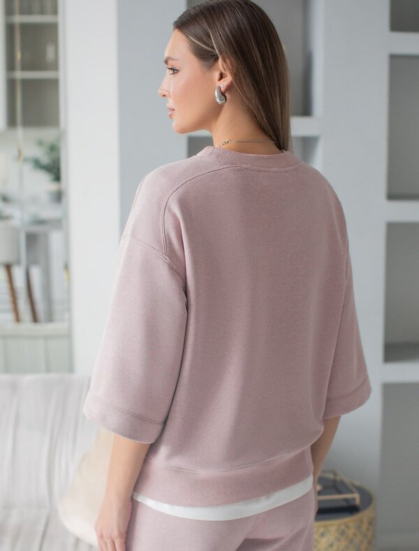 VILATTE Джемпер 575119 D49.139 макиато меланж