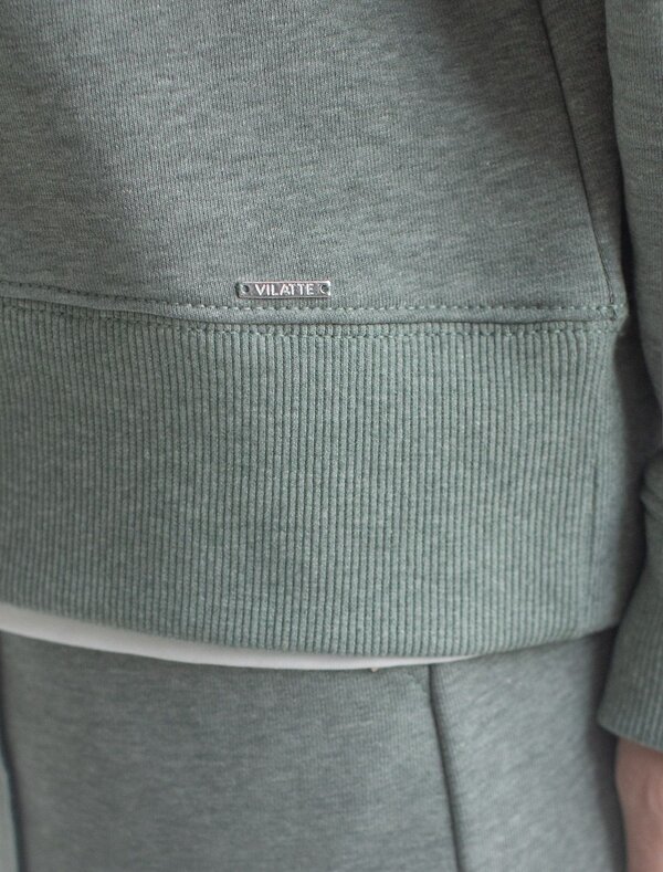 VILATTE Джемпер 575123 D49.140 оливковый меланж_dreams