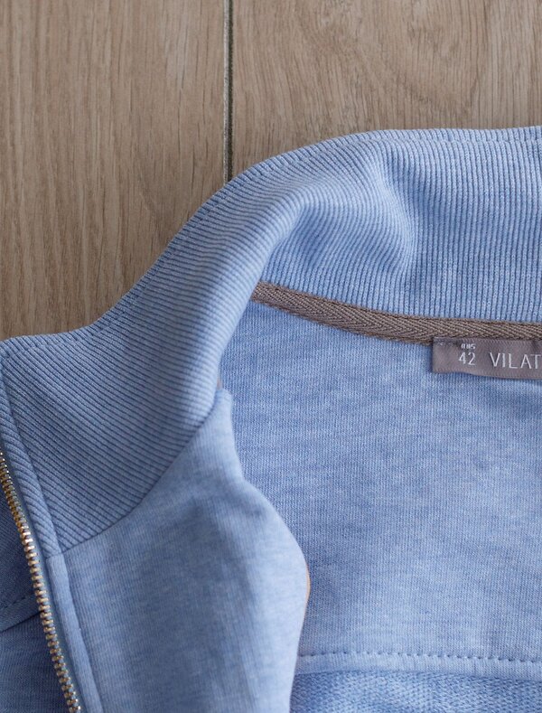 VILATTE Джемпер 575125 D49.141 голубой меланж