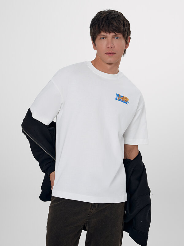 MARK FORMELLE Футболка 575126 111900 белый +печать