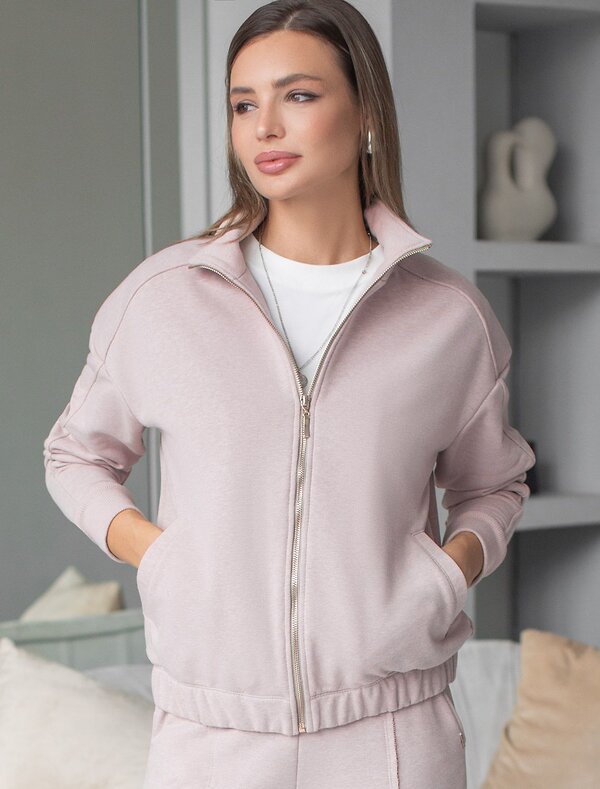 VILATTE Джемпер 575127 D49.141 макиато меланж