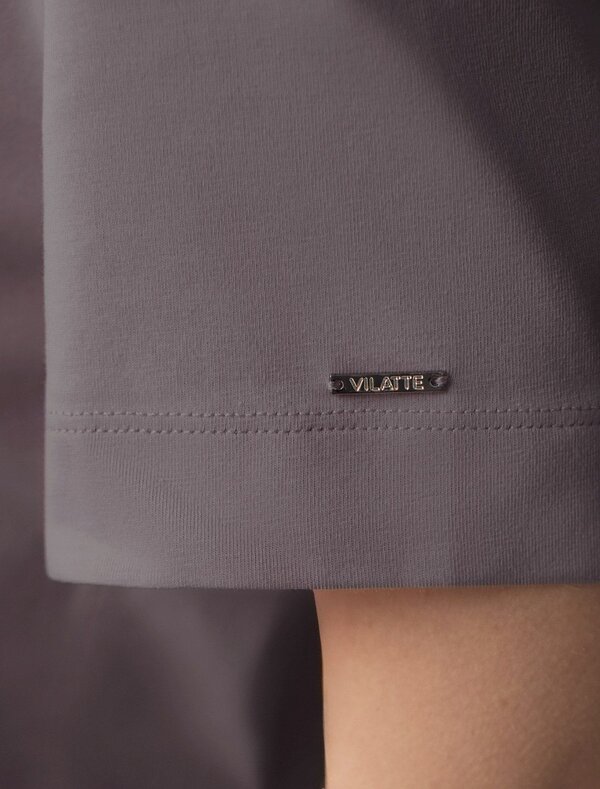 VILATTE Футболка 575131 D49.144 кофе