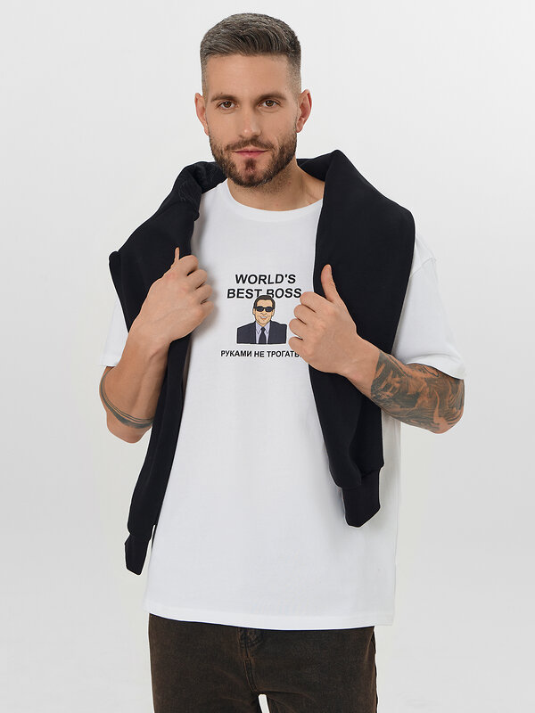 MARK FORMELLE Футболка 575132 111928 белый +печать