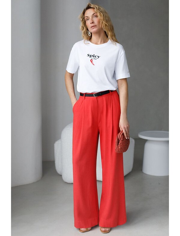 VILATTE Футболка 575141 D49.145 белый_spicy