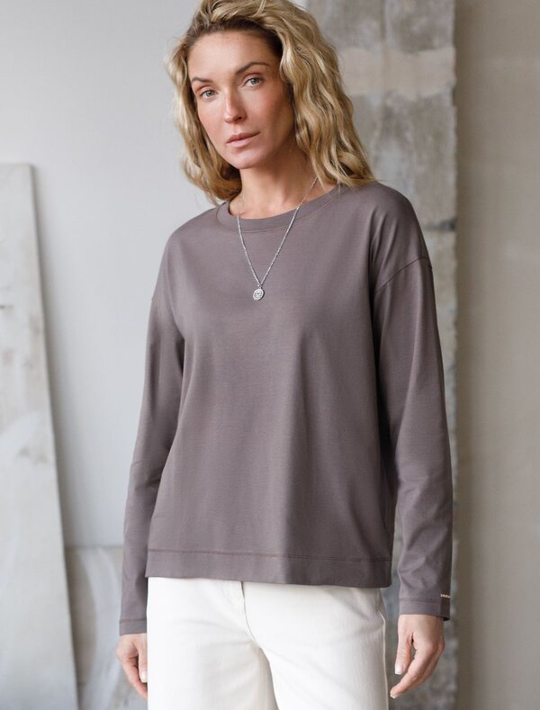 VILATTE Джемпер 575152 D49.147 кофейный