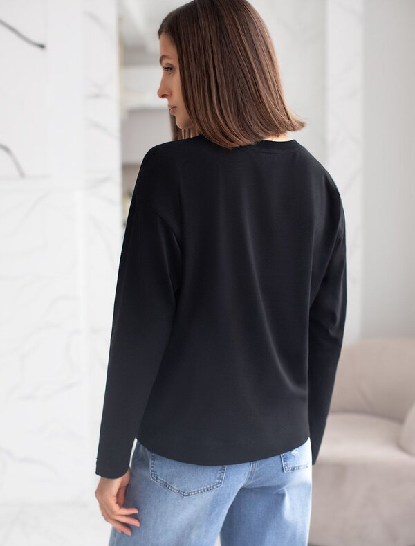 VILATTE Джемпер 575156 D49.147 черный