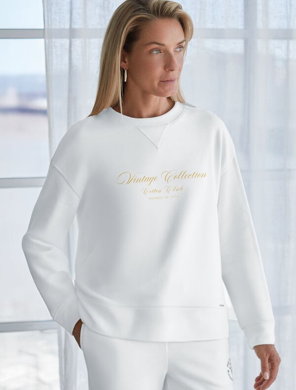 VILATTE Джемпер 575157 D49.160 белый_cotton club