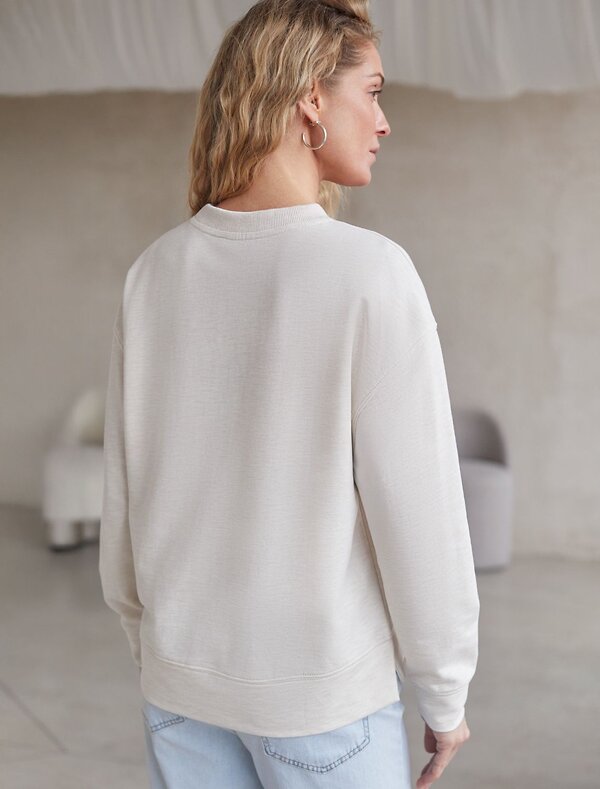 VILATTE Джемпер 575158 D49.160 овсяный меланж_cotton club