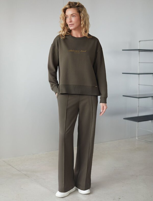 VILATTE Джемпер 575159 D49.167 хаки_athleisure mood