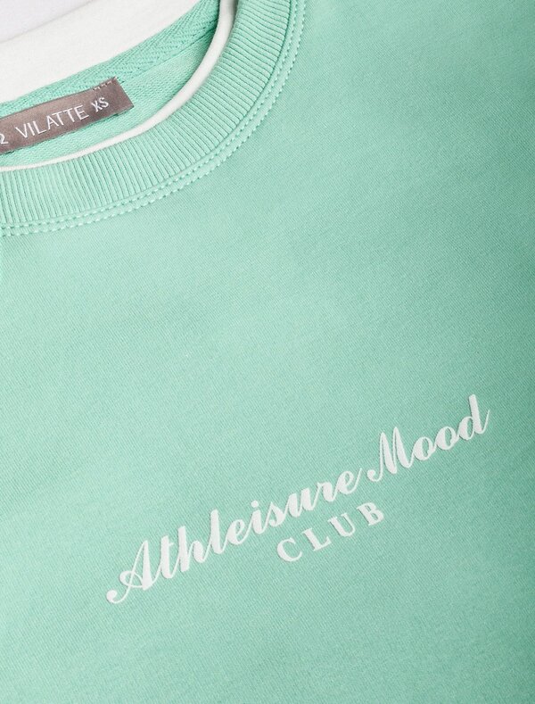 VILATTE Джемпер 575161 D49.168 мятный_athleisure mood
