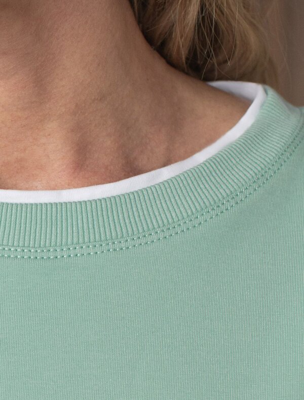 VILATTE Джемпер 575161 D49.168 мятный_athleisure mood