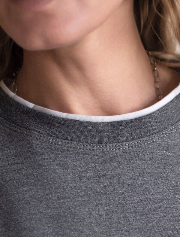 VILATTE Джемпер 575162 D49.168 т.серый меланж_athleisure mood