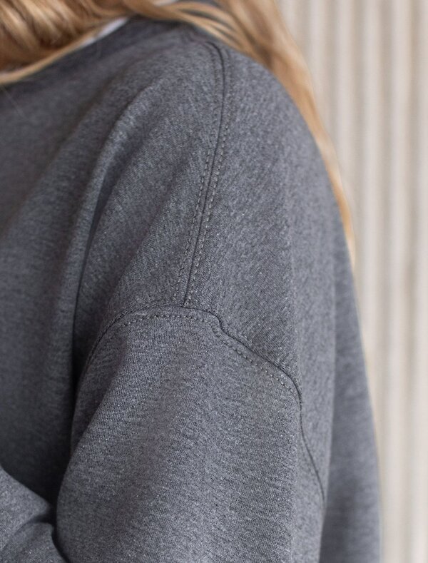 VILATTE Джемпер 575162 D49.168 т.серый меланж_athleisure mood