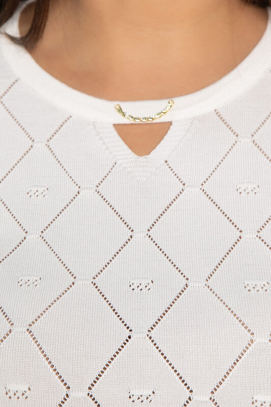 LT Collection Блуза 575165 Б14936-18М молочный