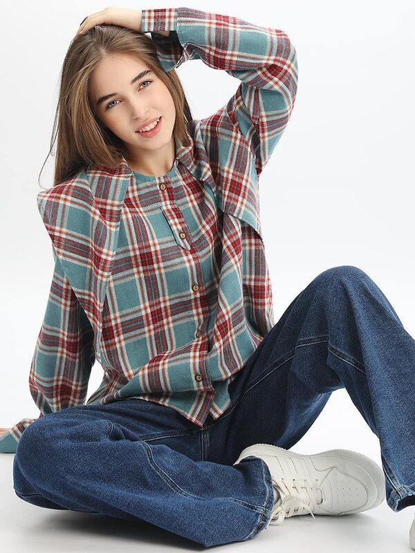 Соль&Перец Блузка 575181 SP2526 голубой