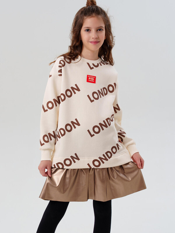 PLAYTODAY Платье 575189 32521470 молочный