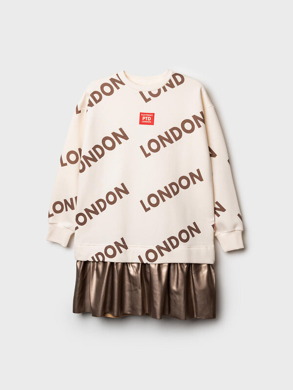 PLAYTODAY Платье 575189 32521470 молочный