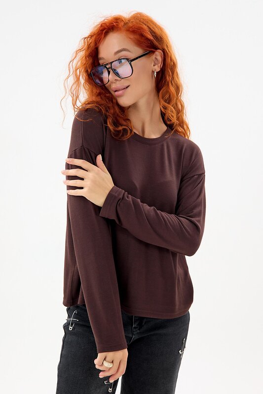 Lika Dress Лонгслив 575237 10639 Коричневый