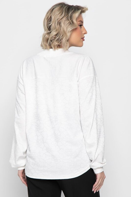 LT Collection Джемпер 575295 Б14934-3М белый