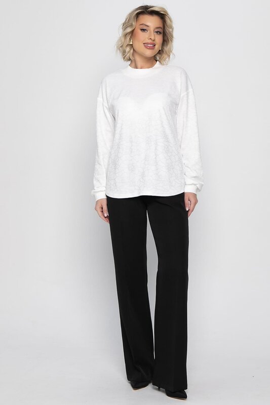 LT Collection Джемпер 575295 Б14934-3М белый