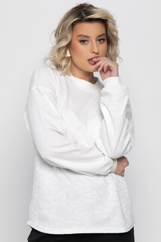 LT Collection Джемпер 575295 Б14934-3М белый