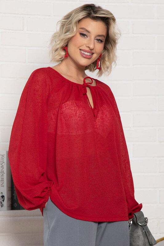 LT Collection Блуза 575296 Б14967-10М красный