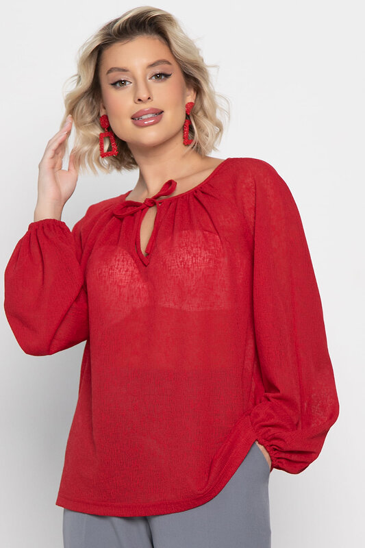 LT Collection Блуза 575296 Б14967-10М красный