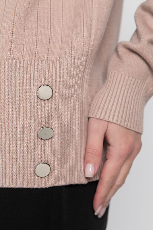 LT Collection Джемпер 575302 Б14961-18М бежевый