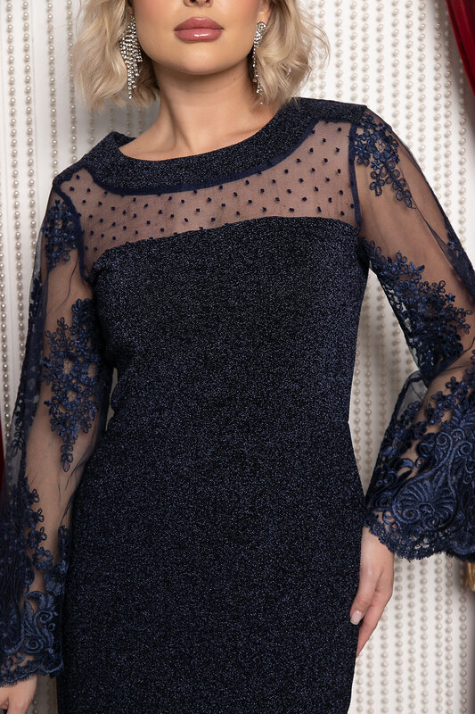 LT Collection Платье 575304 П14970-18М темно-синий