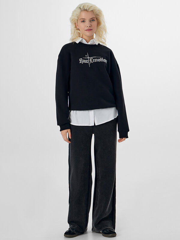 MARK FORMELLE Свитшот 575352 122559 черный +печать