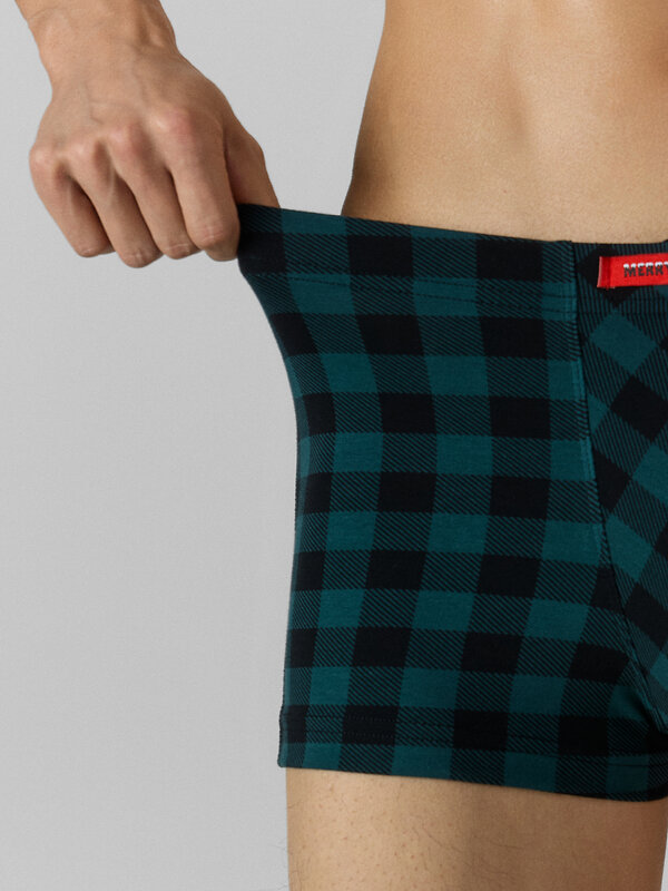 MARK FORMELLE Трусы 575362 411229 черная клетка на зеленом