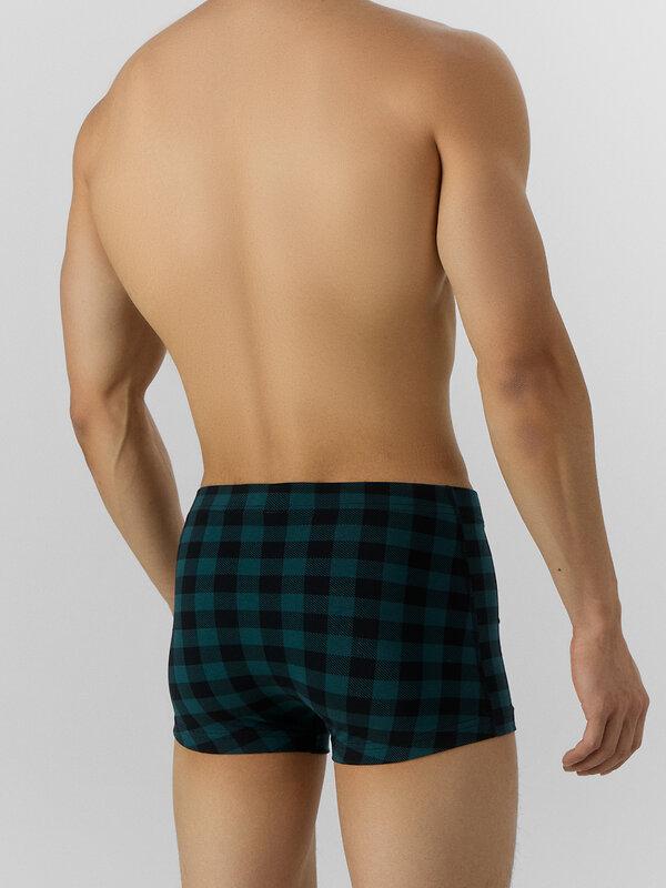 MARK FORMELLE Трусы 575362 411229 черная клетка на зеленом