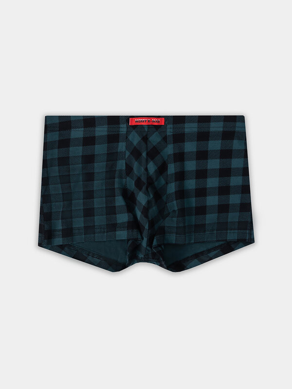 MARK FORMELLE Трусы 575362 411229 черная клетка на зеленом