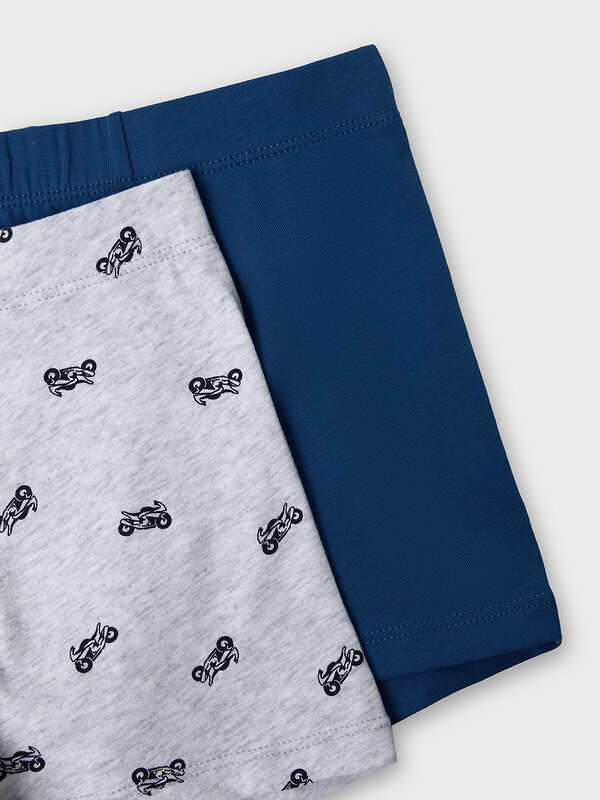 MARK FORMELLE Трусы 575369 413352-2 мотоциклы на св.сером меланже +синий