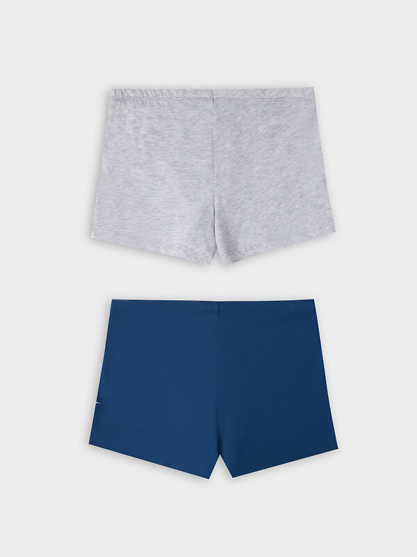 MARK FORMELLE Трусы 575370 413344-2 синий +серый меланж +печать