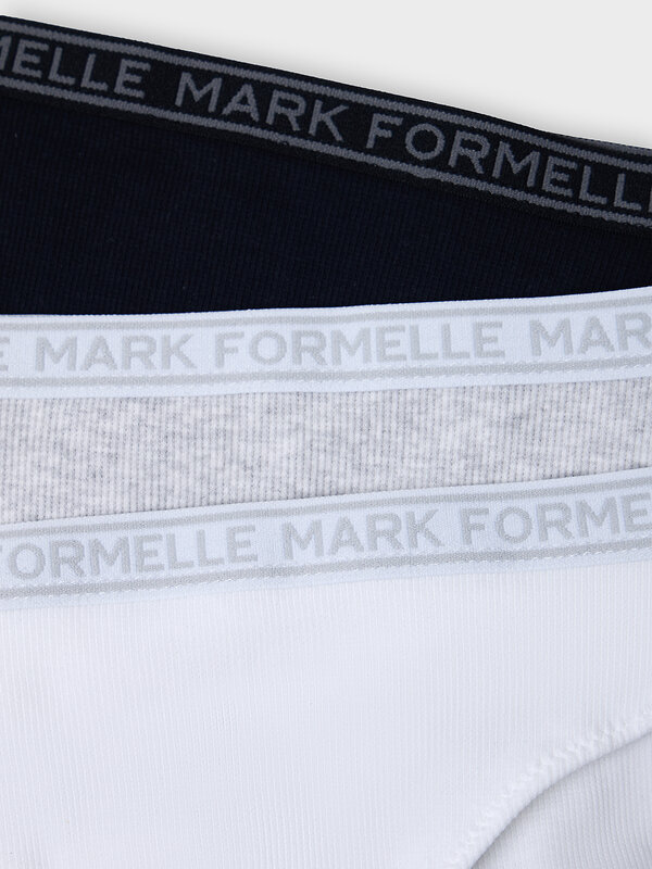 MARK FORMELLE Трусы 575373 417753-3 белый + серый меланж+черный