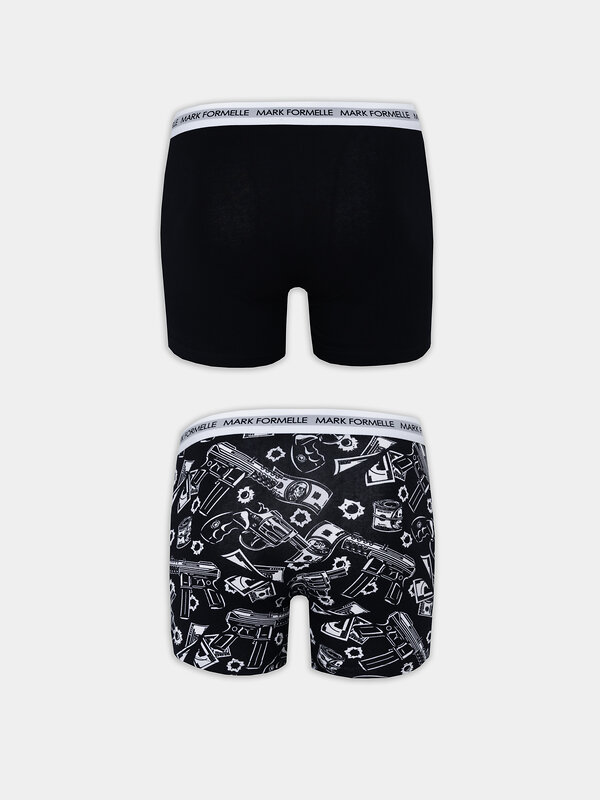 MARK FORMELLE Трусы 575374 411221-2 черный +пистолеты и деньги на черном