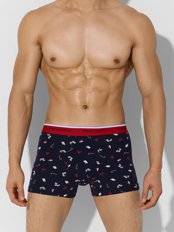 MARK FORMELLE Трусы 575375 411228-2 НГ набивка на т.синем +красный